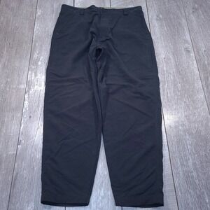 REI Hiking Cargo Pants Mens 36x30 Black Nylon UPF 50+ Outdoor Trousers